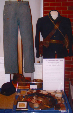 Complete Civil War Soldier Uniform and Personal Items