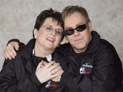 Billie Jean King and Sir Elton John host the Advanta WTT Smash Hits in Kennesaw, Ga.